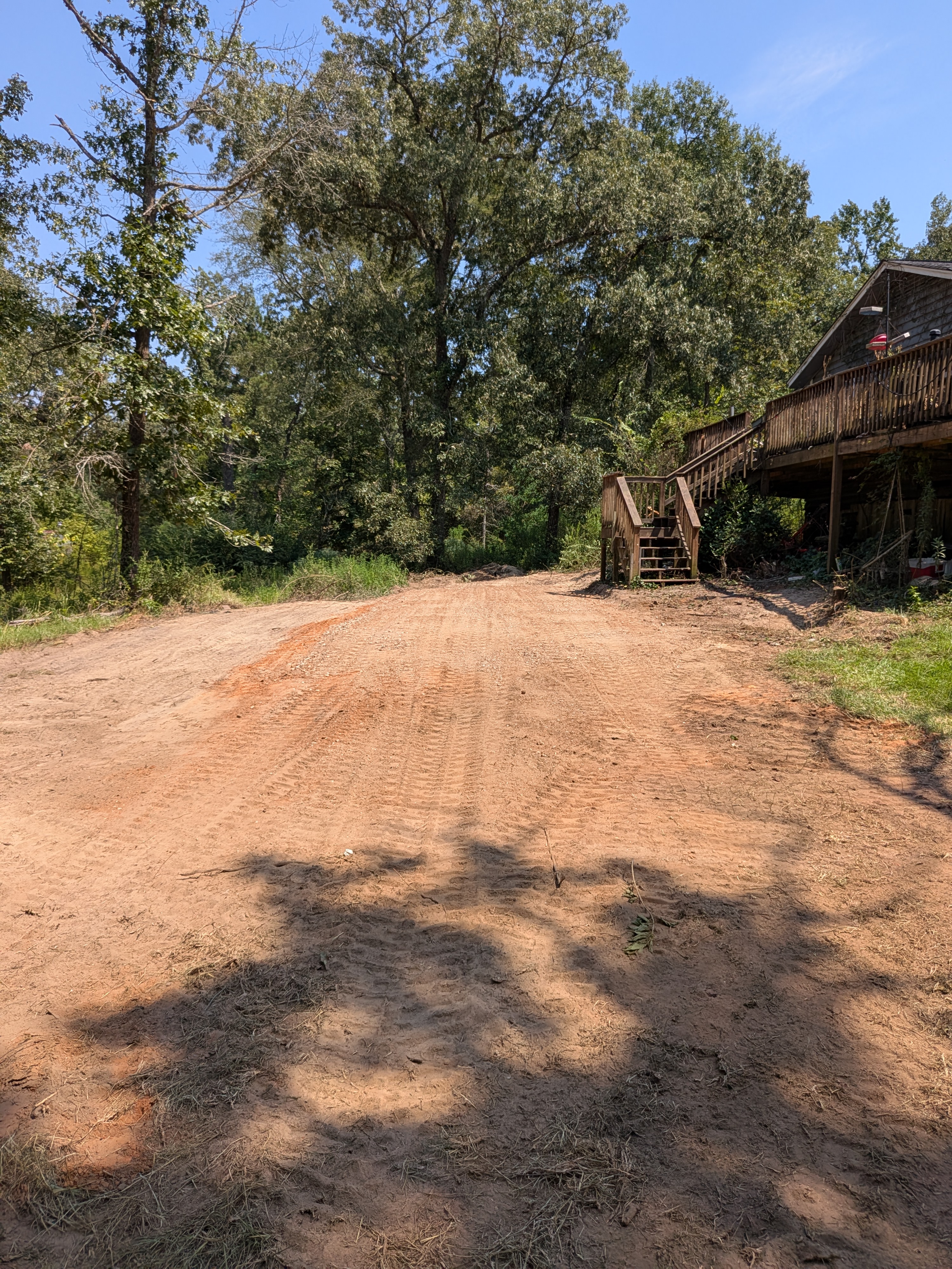Conex pad completed - Lonestar Landworks Overton TX